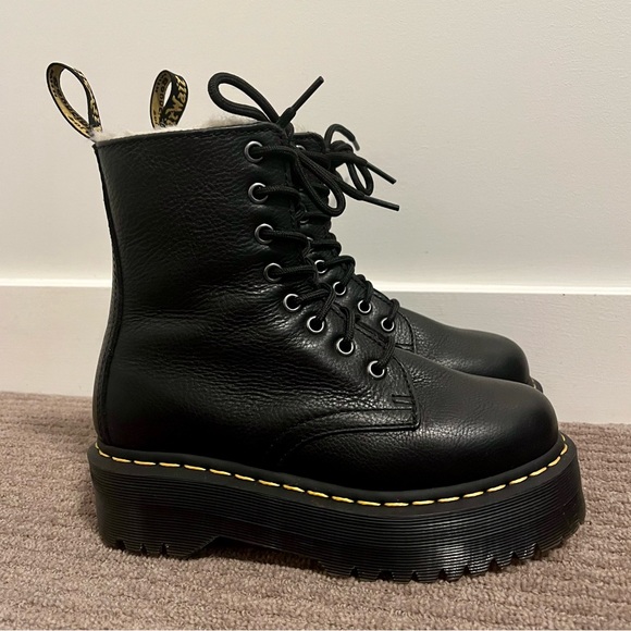Dr Martens Jadon Faux Fur Lined Boots - Picture 5 of 10